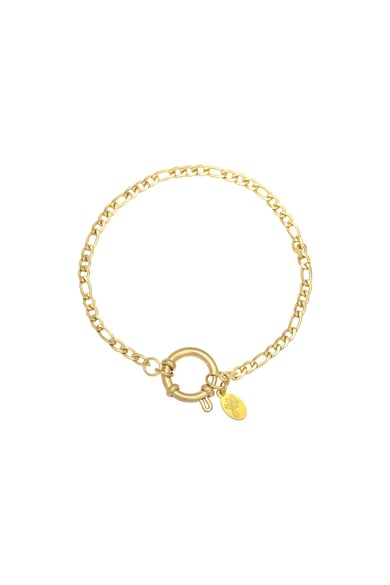 Bracelet Chain Faye Silver Color Stainless Steel h5 